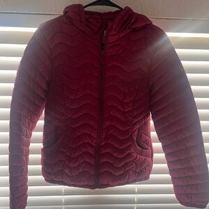 Girls puffed Jacket - bourbon